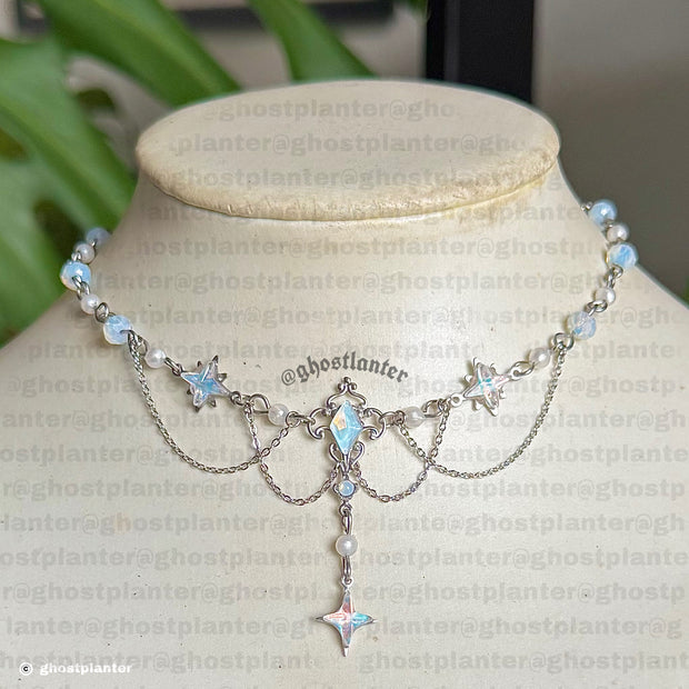 Golden or Silver Steel Jenna Necklace