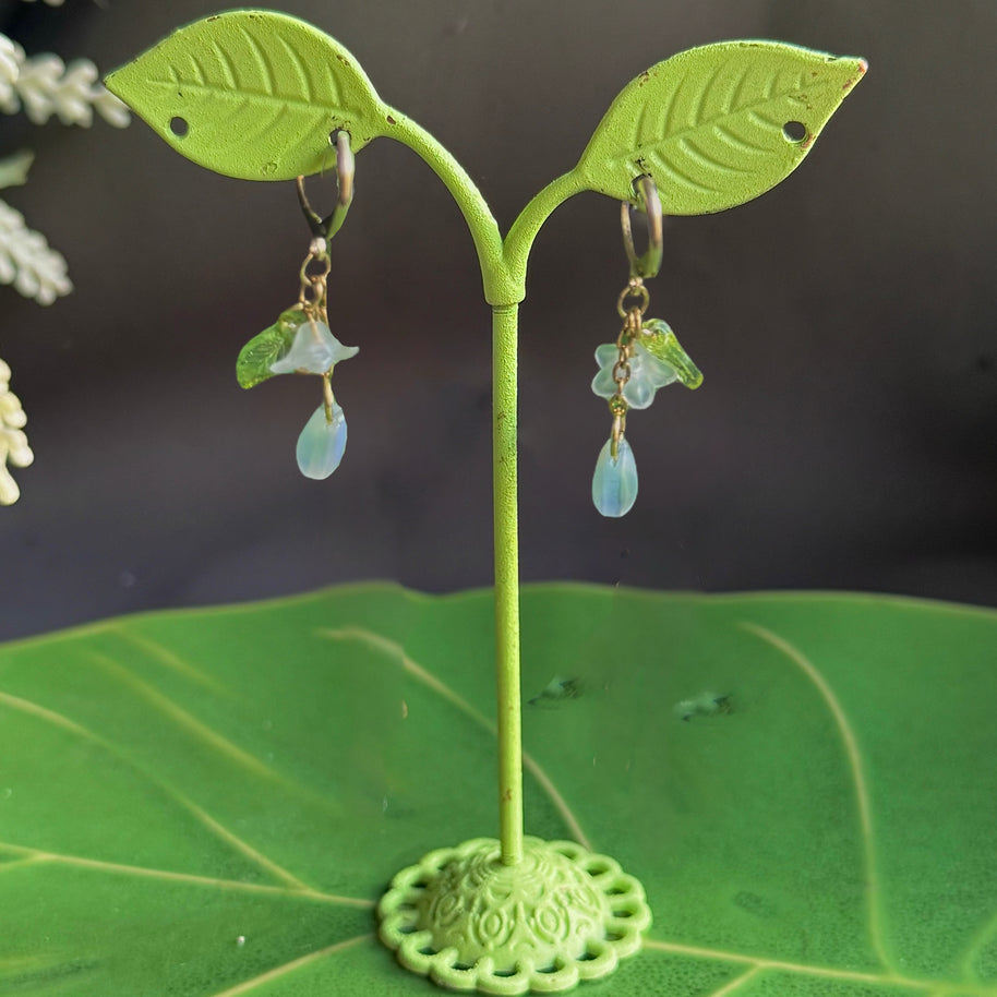 Golden or Silver Steel Lilia Earrings