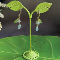 Golden or Silver Steel Lilia Earrings