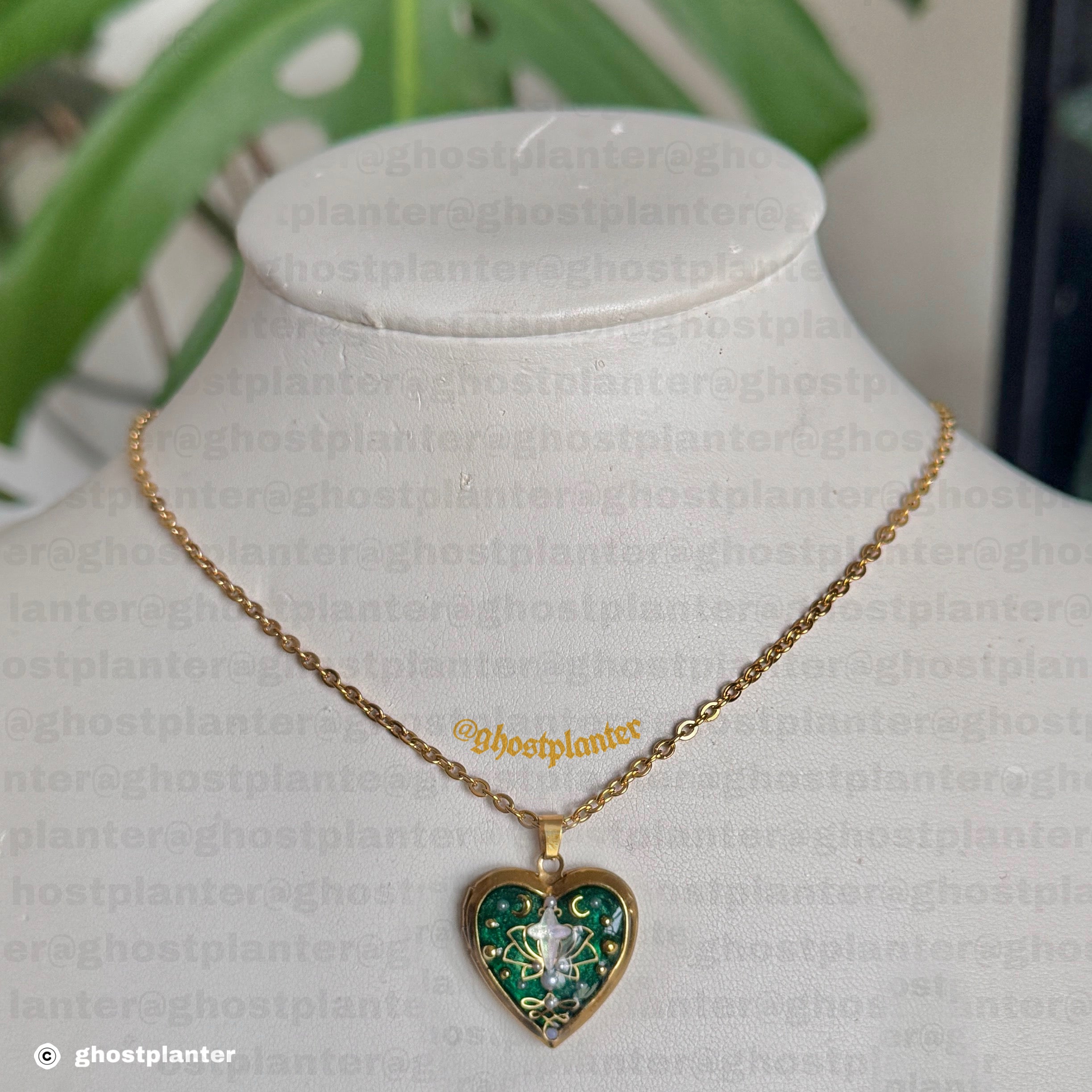 Golden Stainless Steel Locket Necklaces