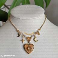 Golden Stainless Steel Locket Necklaces