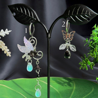 Silver Stainless Steel Morgana Earrings 1 pcs