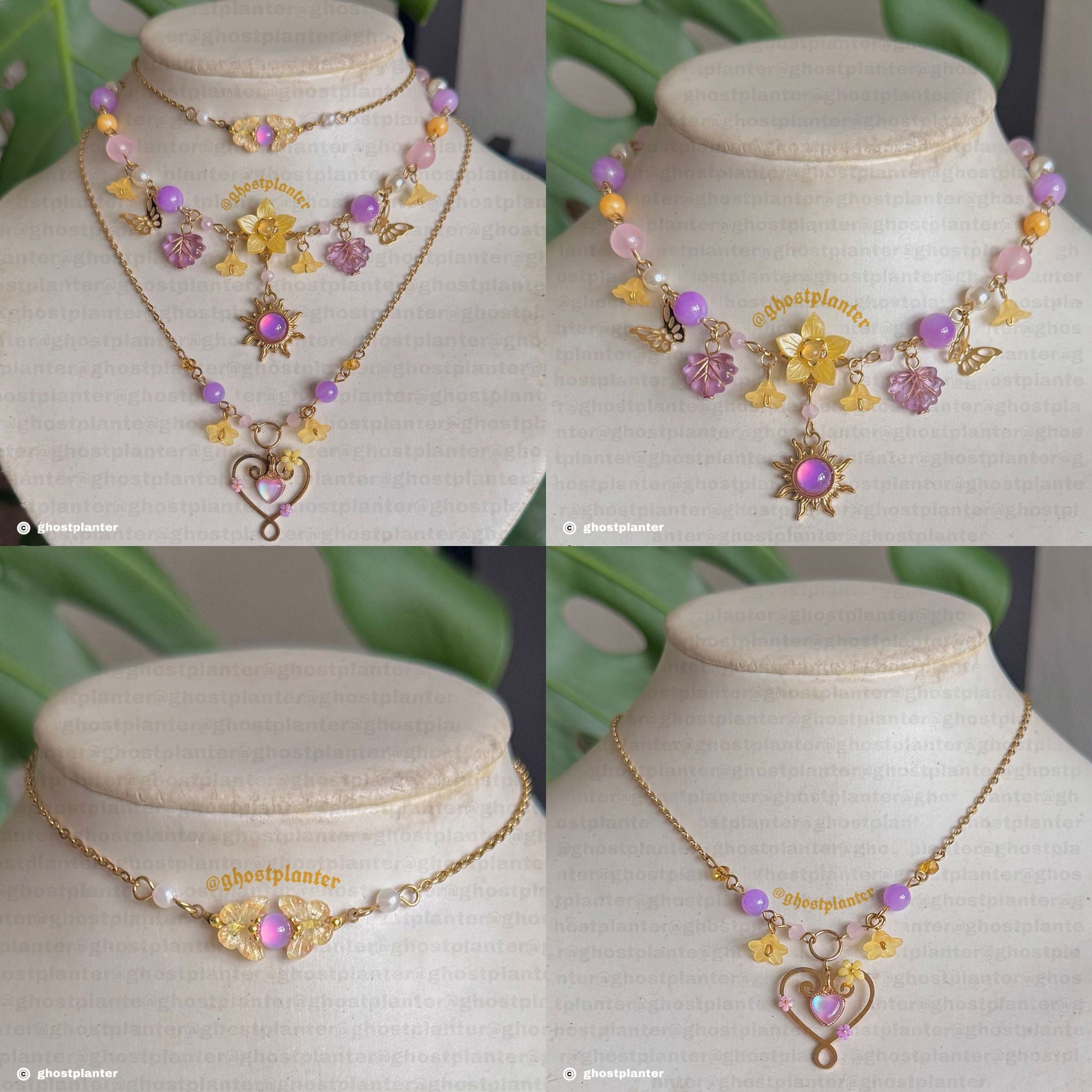 Golden Stainless Steel Rapunzel Layering Necklaces