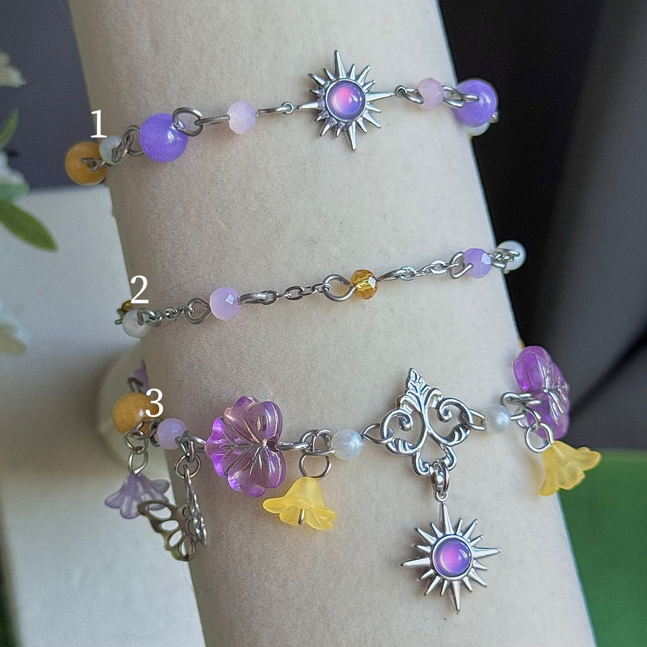 Silver Stainless Steel Rapunzel Bracelet