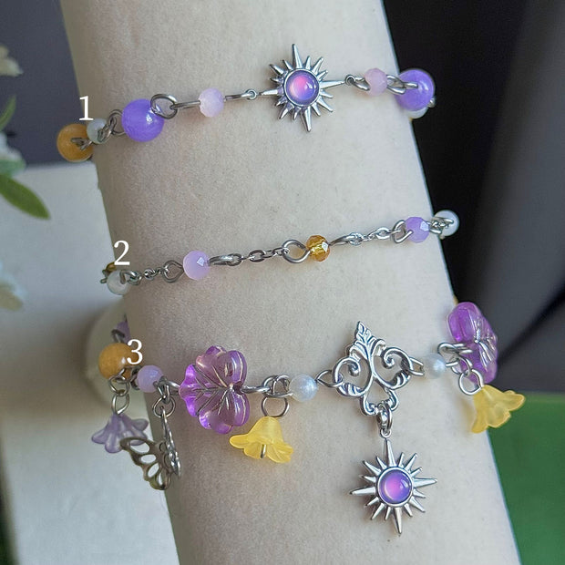 Silver Stainless Steel Rapunzel Bracelet