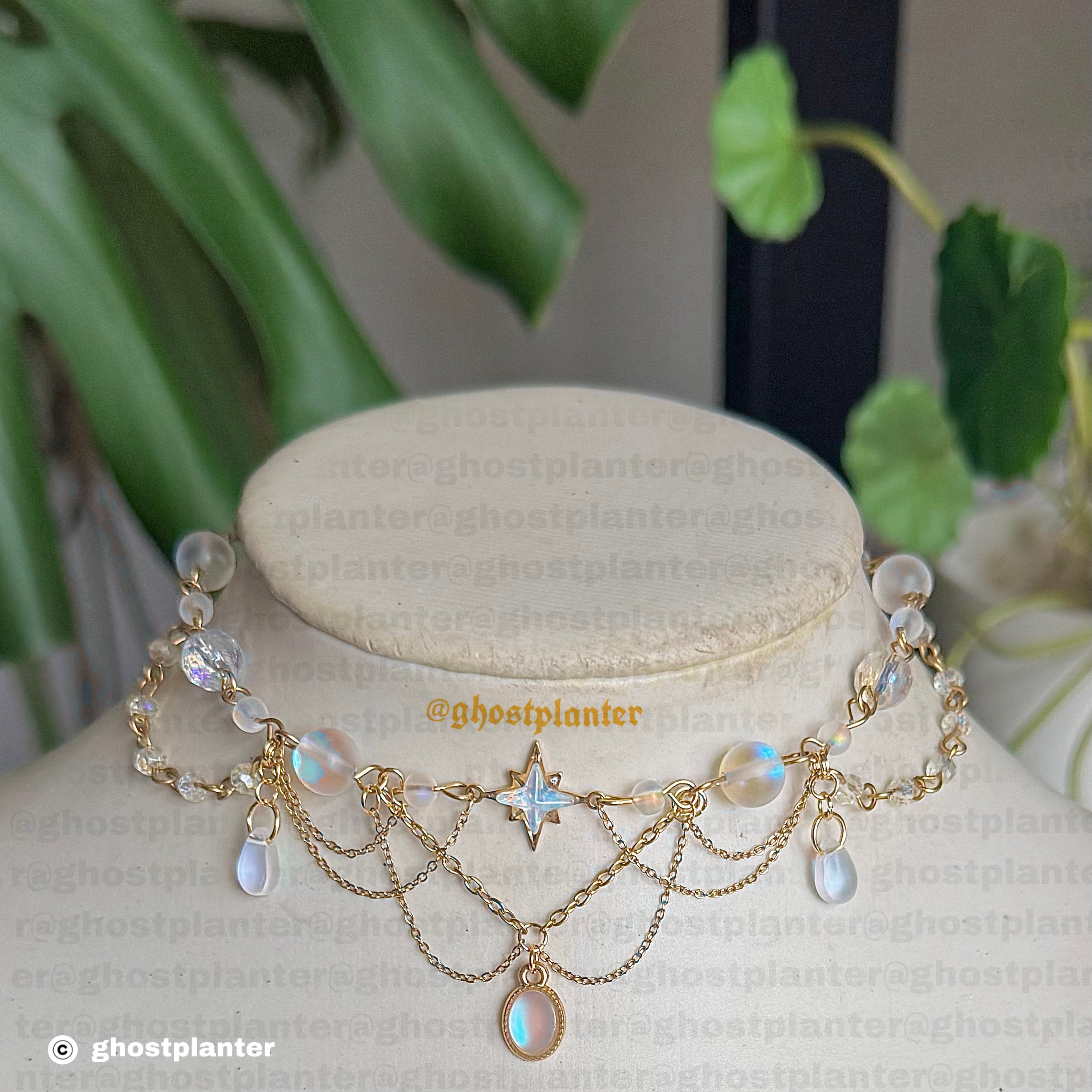Golden Steel Khemjira Necklace
