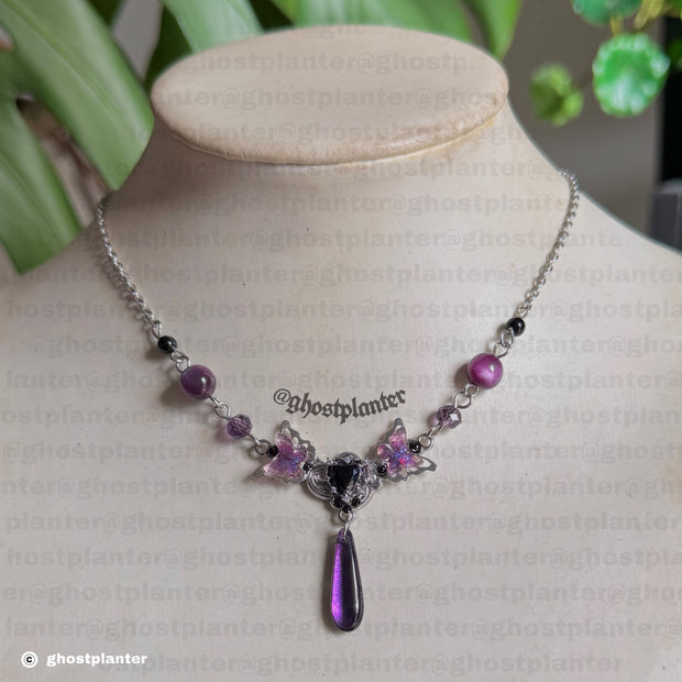 Silver Stainless Steel Ophelia Necklace