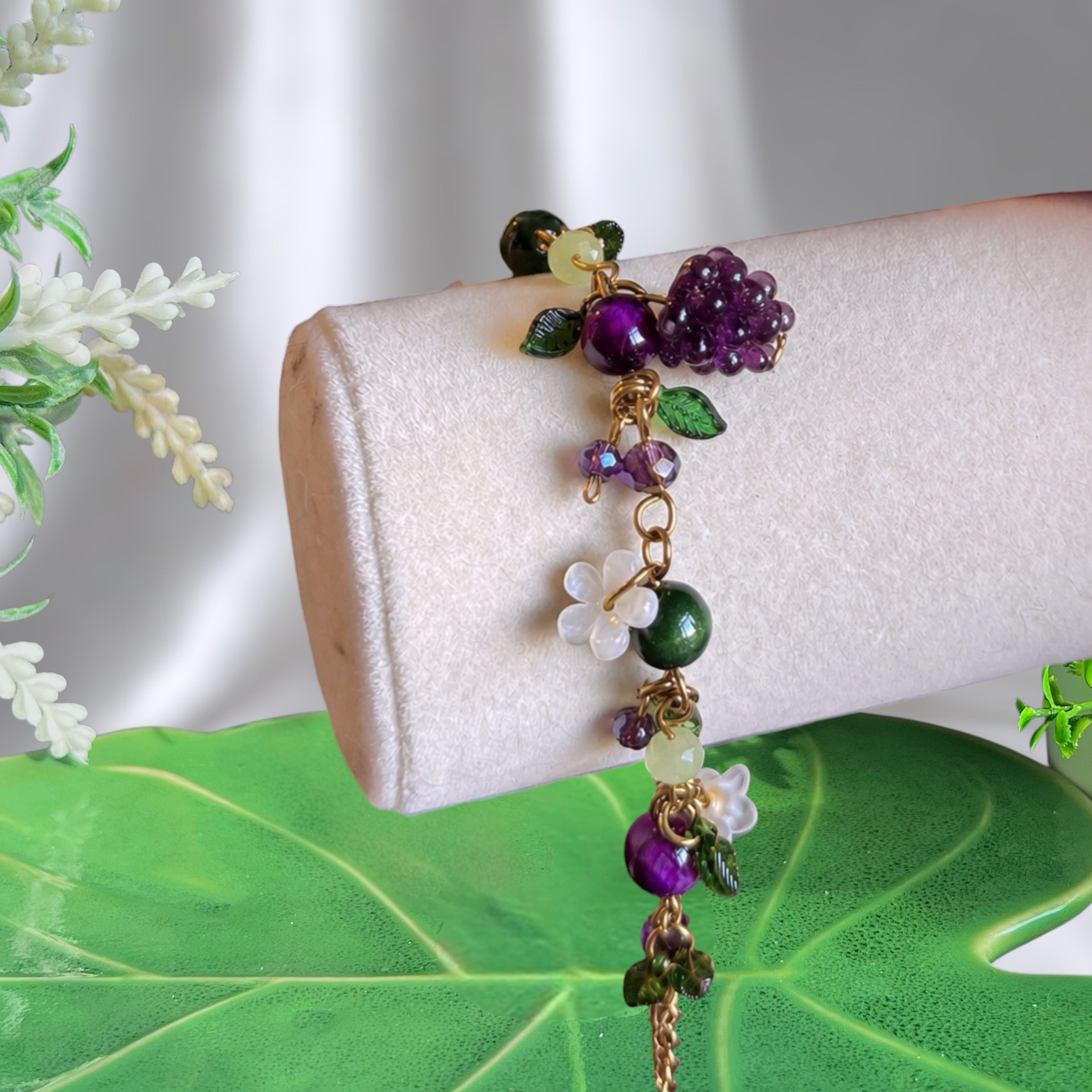 Golden or Silver Stainless Steel Blackberry Bracelet
