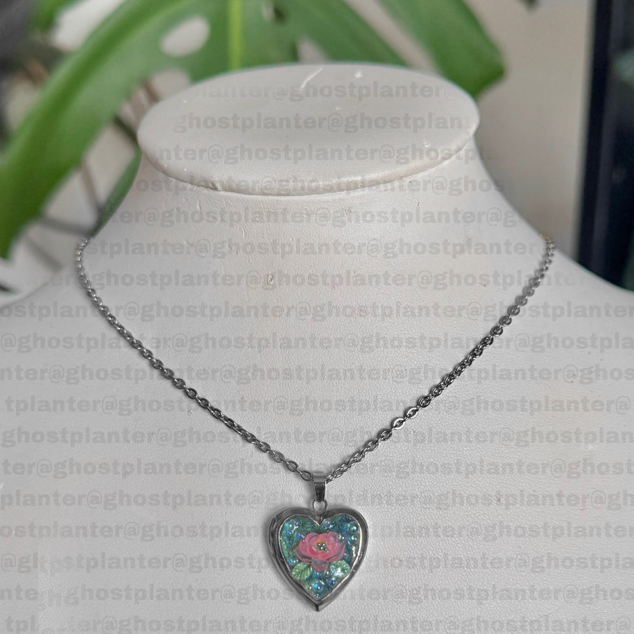 Golden or Silver Stainless Steel Pinterest  Locket Necklaces