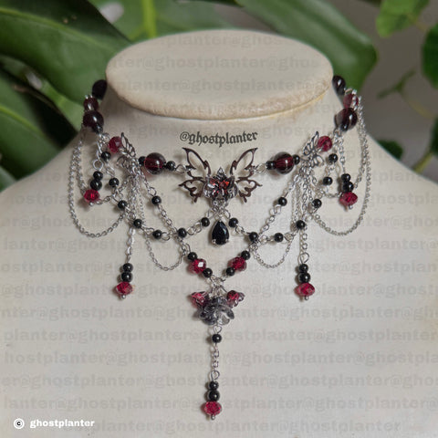 Silver Stainless Steel Nightfall Necklace