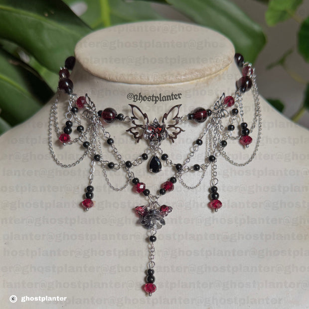 Silver Stainless Steel Nightfall Necklace