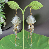 Customizable Steel Jellyfish Earrings Designs 1-6