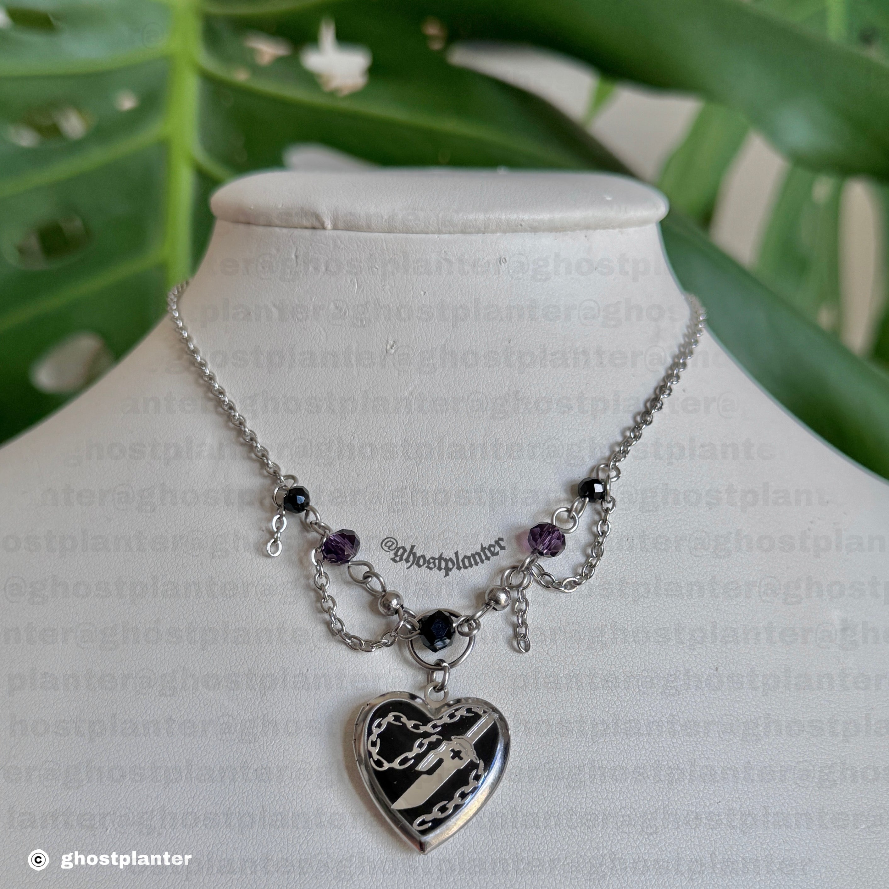 Silver Stainless Steel Jujutsu Lockets