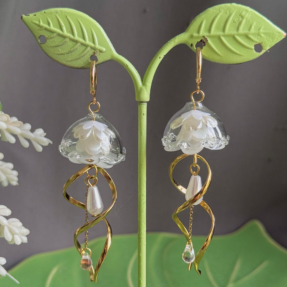 Customizable Steel Jellyfish Earrings Designs 1-6