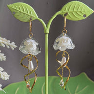 Customizable Steel Jellyfish Earrings Designs 1-6