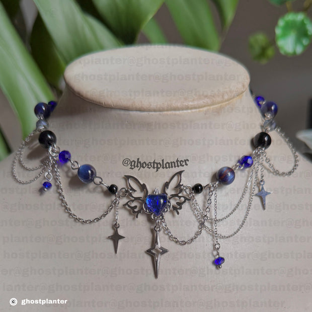 Golden or Silver Stainless Steel Night Fairy Necklace