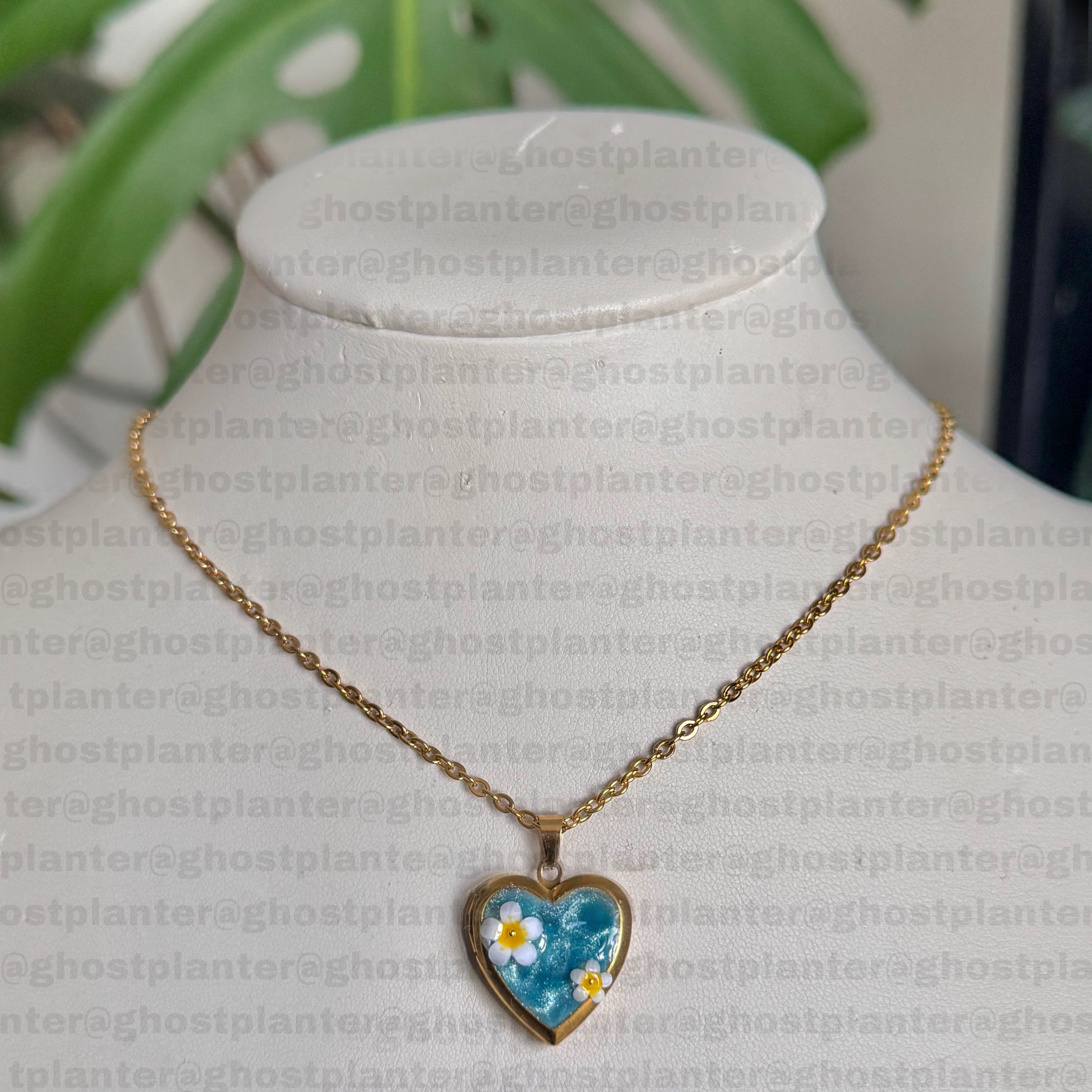 Golden or Silver Stainless Steel Pinterest  Locket Necklaces