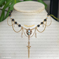 Golden or Silver Steel Nevaeh Necklace
