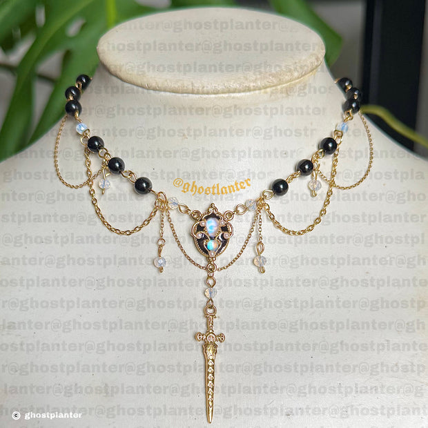 Golden or Silver Steel Nevaeh Necklace