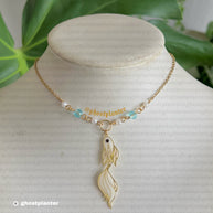 Silver or Golden Stainless Steel Suguru or Satoru Necklace