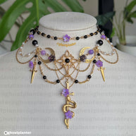 Golden Stainless Steel Diana Necklace