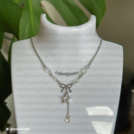 Golden or Silver Stainless Steel Starlight Necklace or Earrings