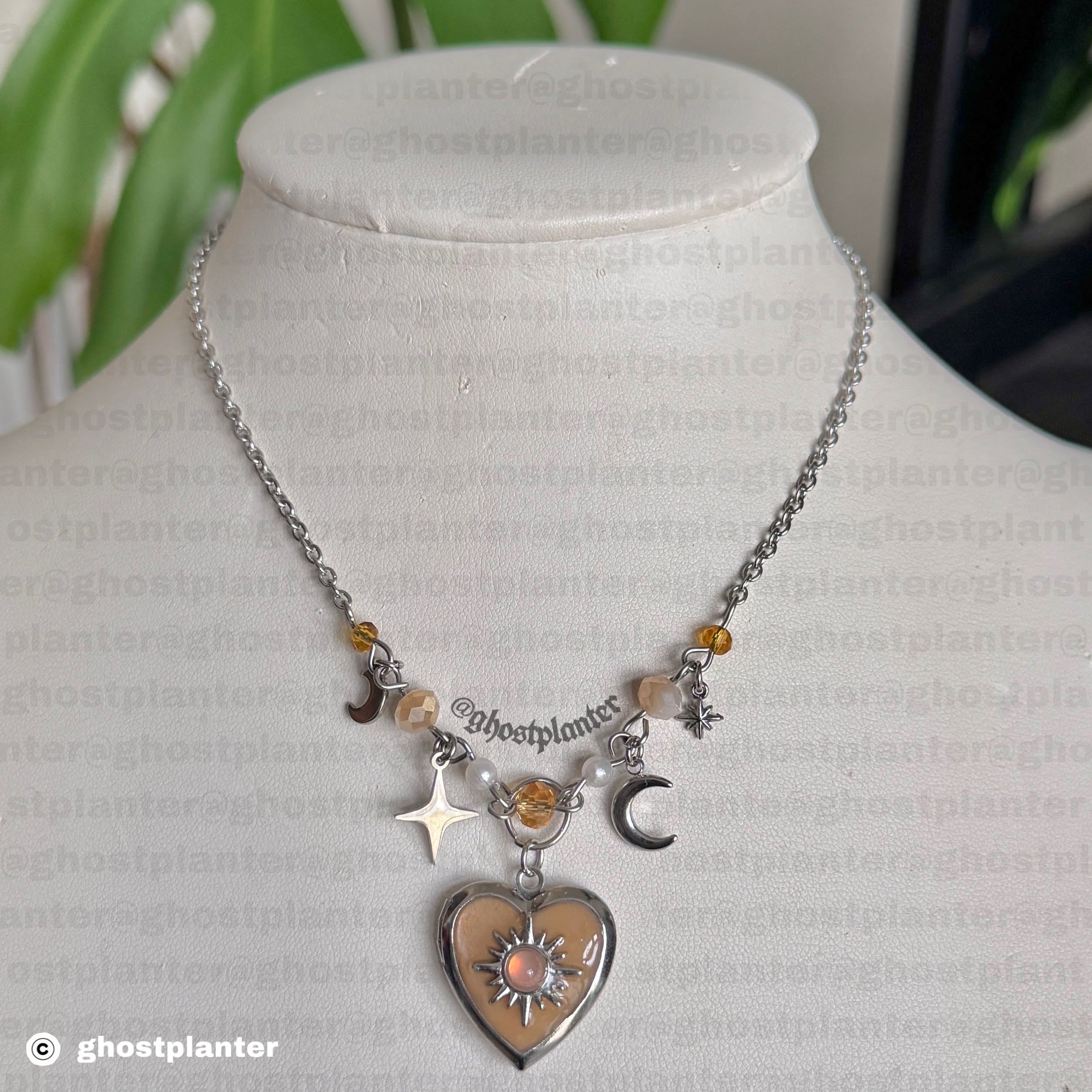 Silver Stainless Steel Locket Necklaces