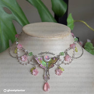 With or Without Top Layer Silver Steel Caroline Necklace