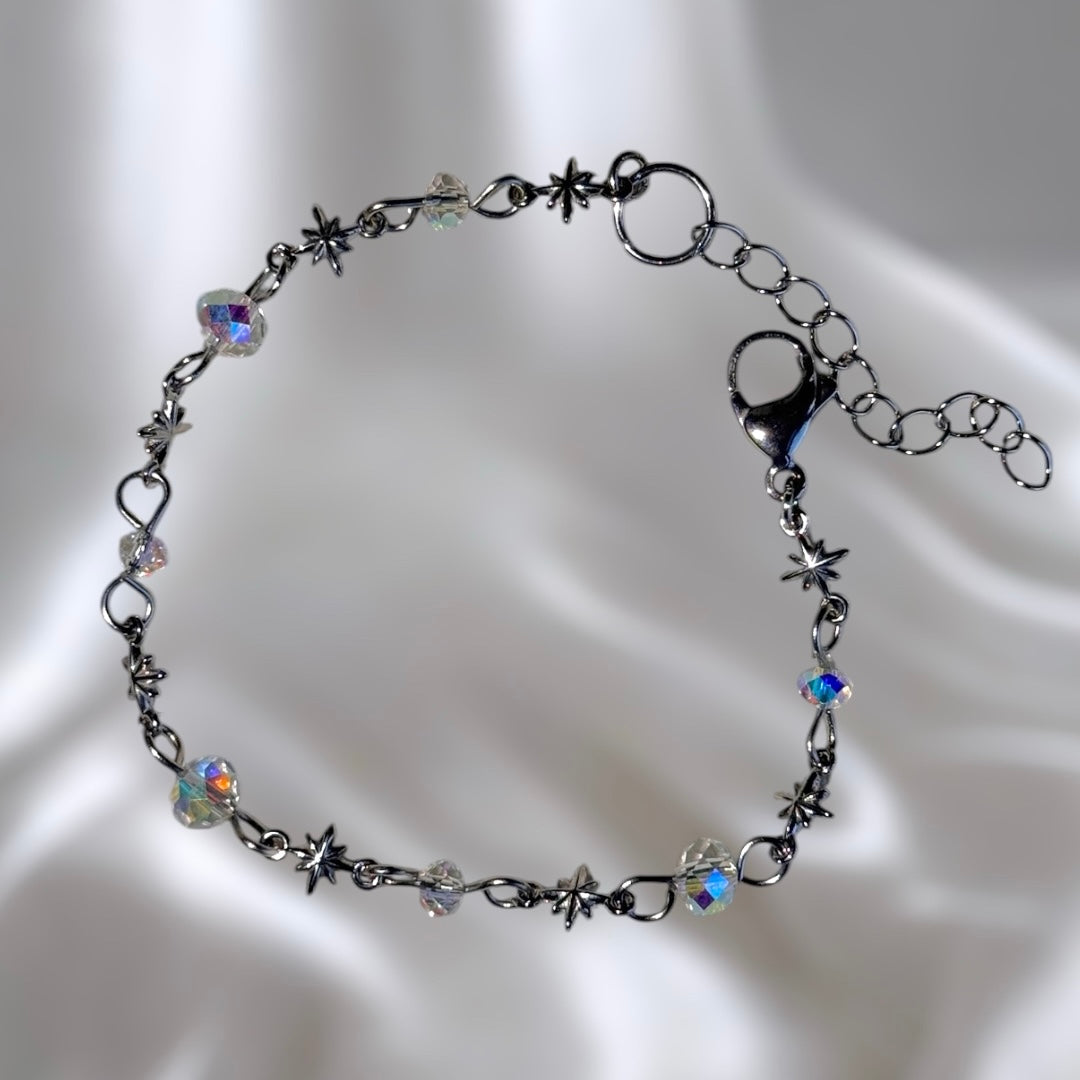 Silver or Golden Stainless Steel Edward & Jacob Bracelet