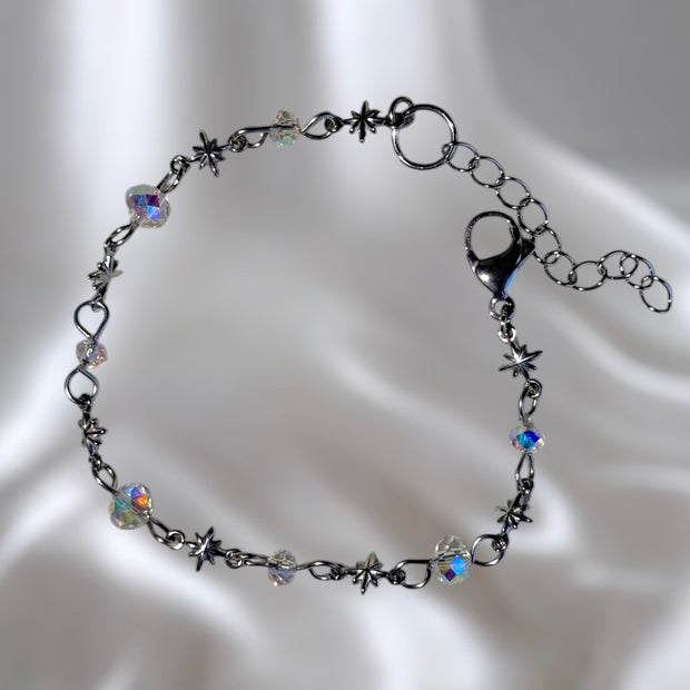 Silver or Golden Stainless Steel Edward & Jacob Bracelet