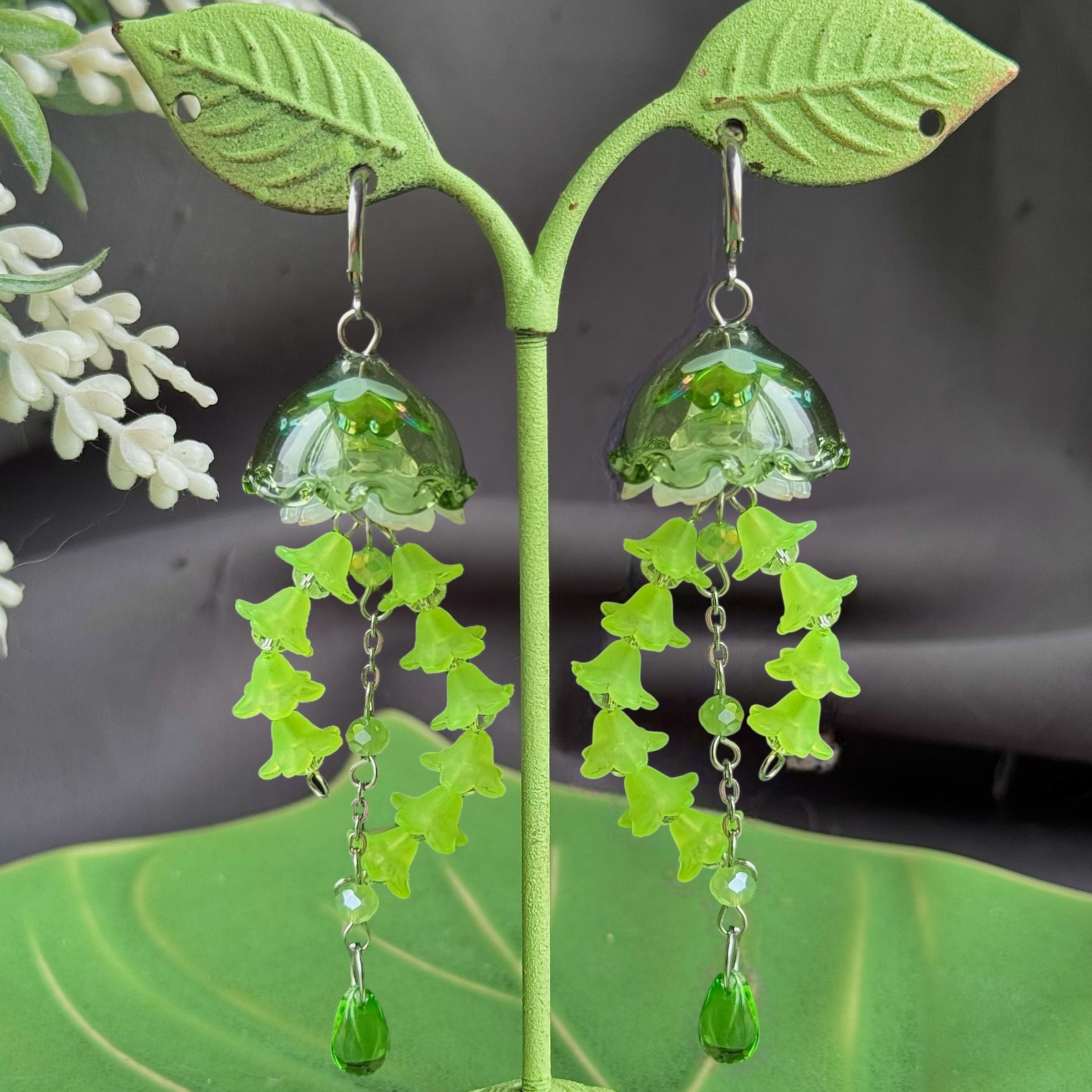 Customizable Steel Jellyfish Earrings Designs 1-6