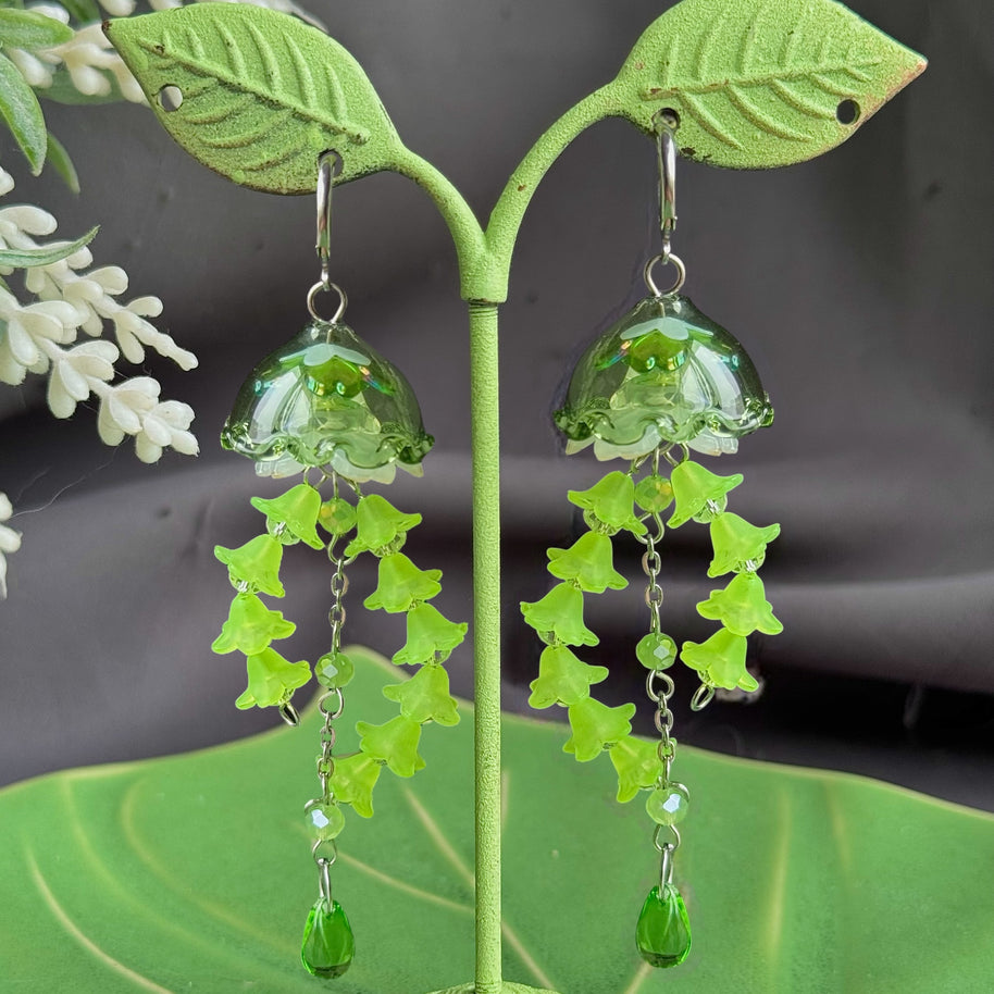 Customizable Steel Jellyfish Earrings Designs 1-6