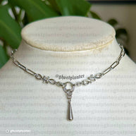 Silver or Golden Stainless Steel Czar Necklace