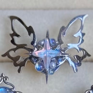 Silver Steel Nova Rings