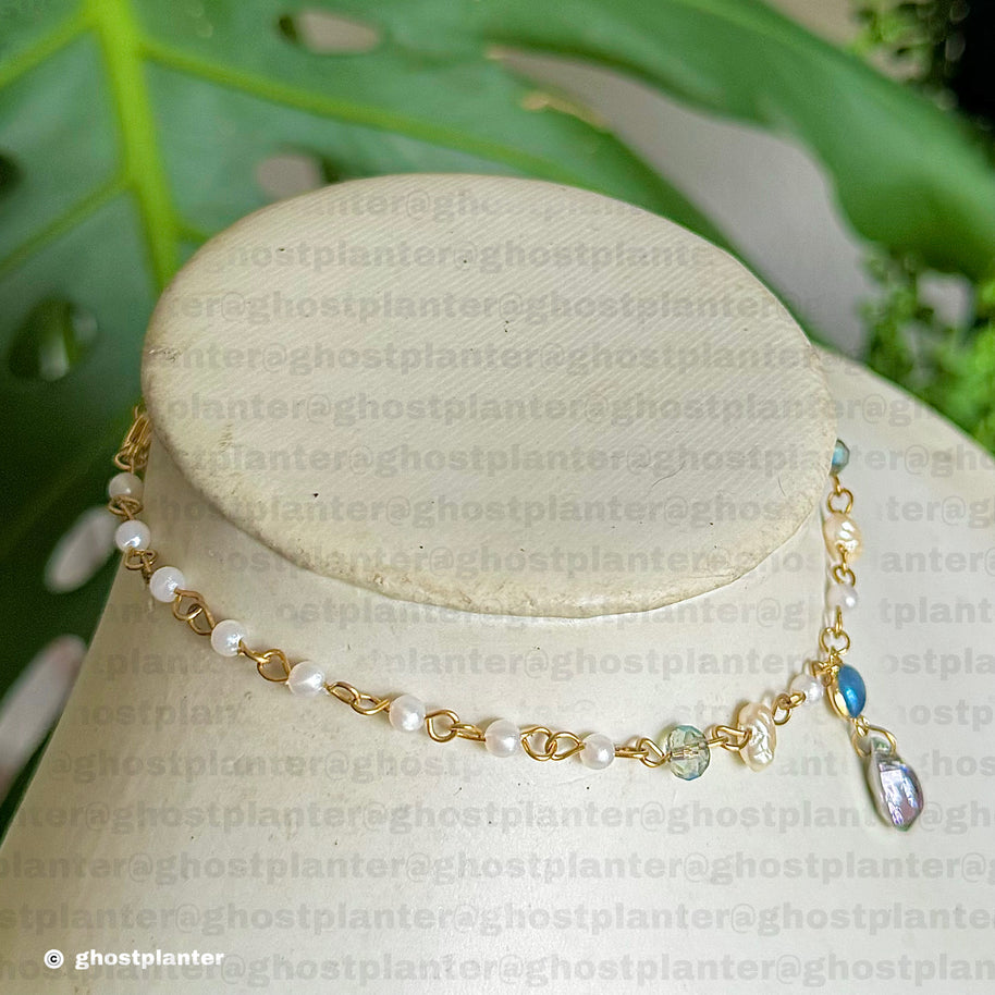 Golden or Silver Steel Mermaid Drop Layering Necklaces