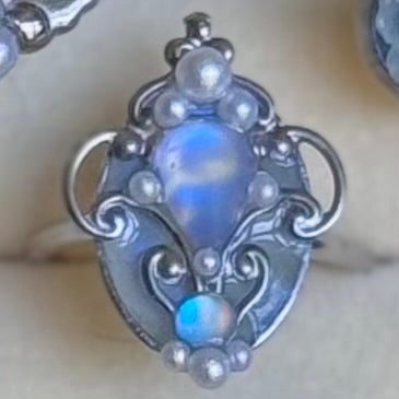 Silver Steel Nova Rings