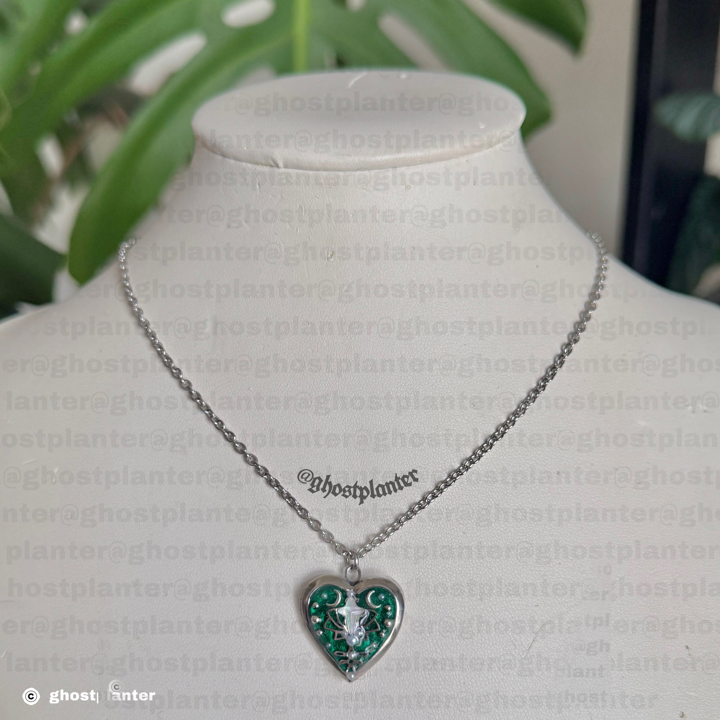 Silver Stainless Steel Locket Necklaces