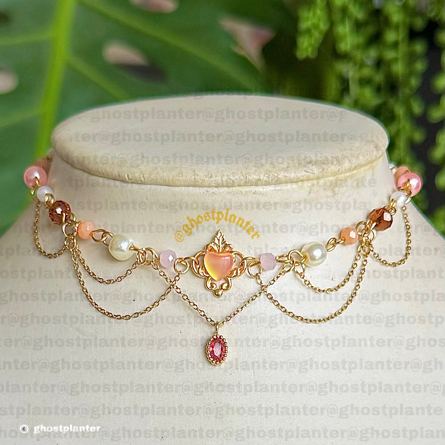 Golden Steel Royal Fall Choker