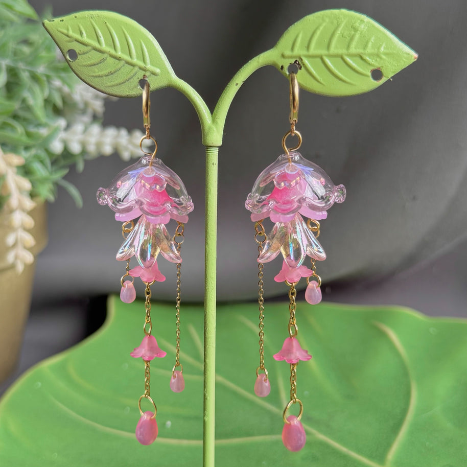 Customizable Steel Jellyfish Earrings Designs 1-6