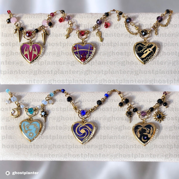 Golden Stainless Steel Jujutsu Lockets