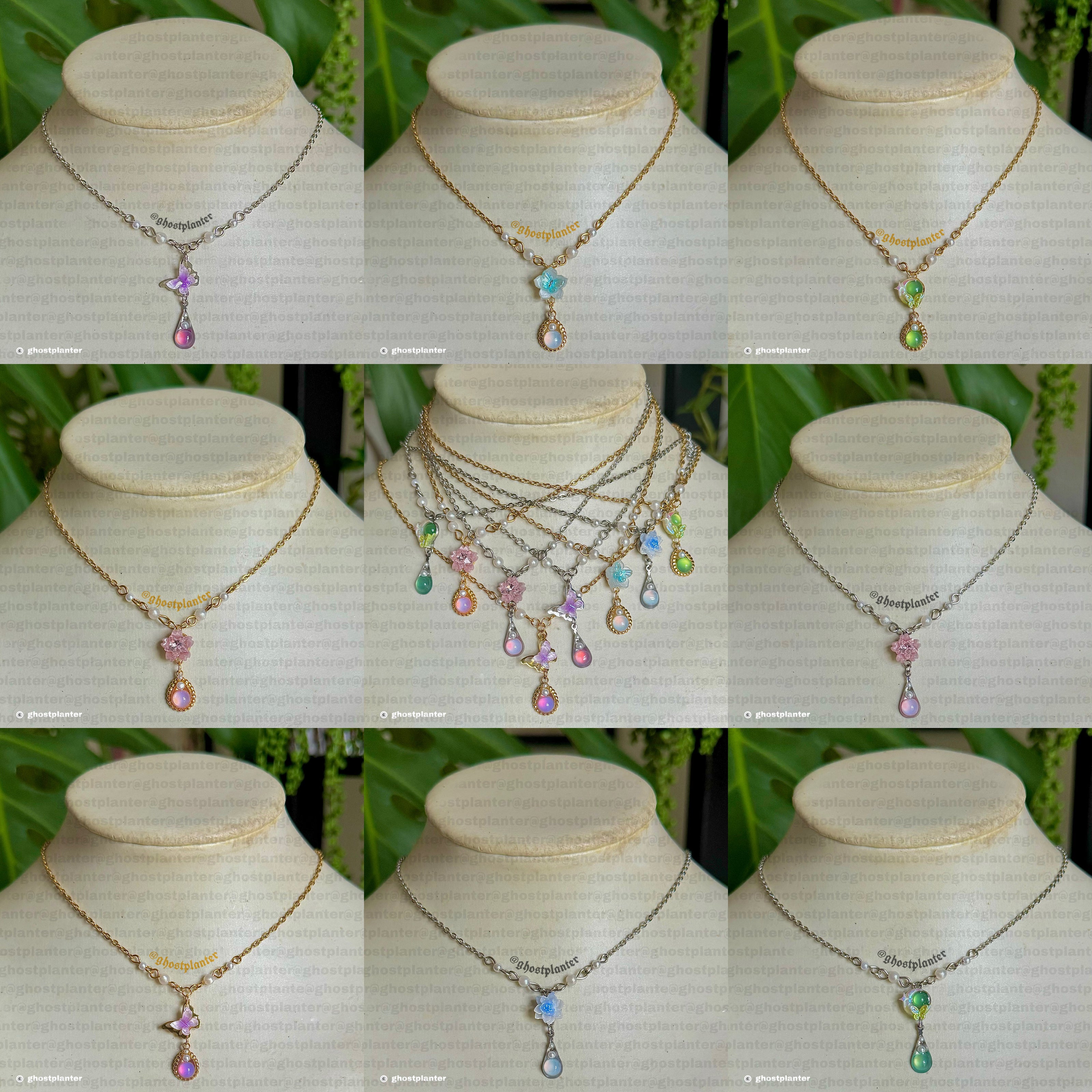 Gold or Silver Steel Friendship/Single Necklaces