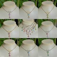Gold or Silver Steel Friendship/Single Necklaces