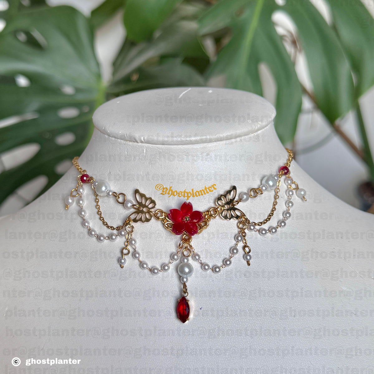 Golden Stainless Steel Giselle Necklace