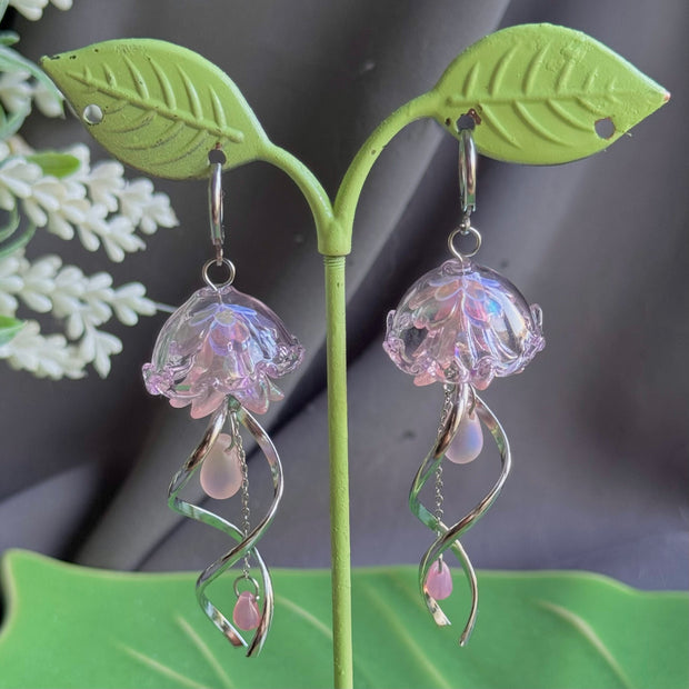 Customizable Steel Jellyfish Earrings Designs 1-6