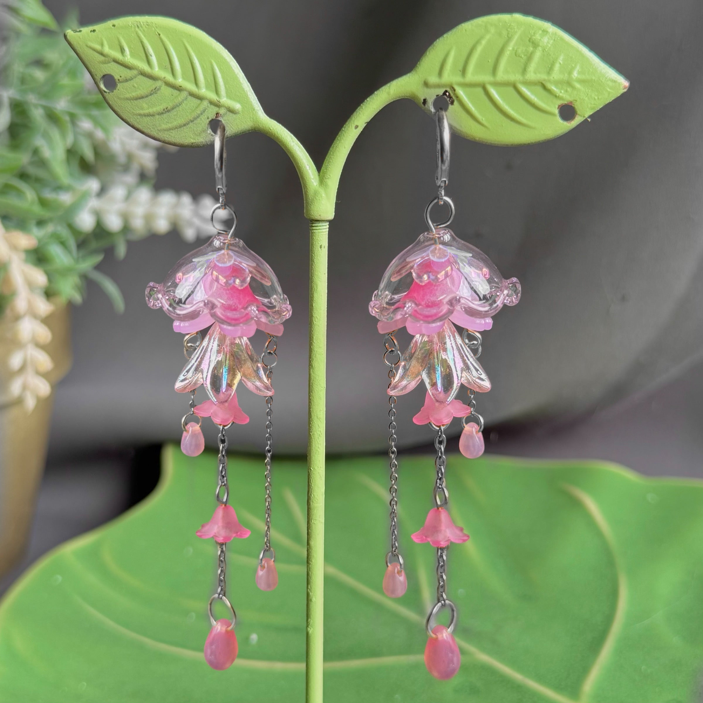 Customizable Steel Jellyfish Earrings Designs 1-6