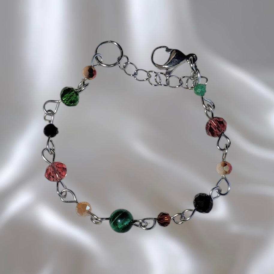 Silver or Golden Stainless Steel Edward & Jacob Bracelet