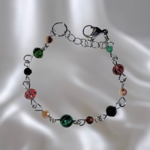 Silver or Golden Stainless Steel Edward & Jacob Bracelet