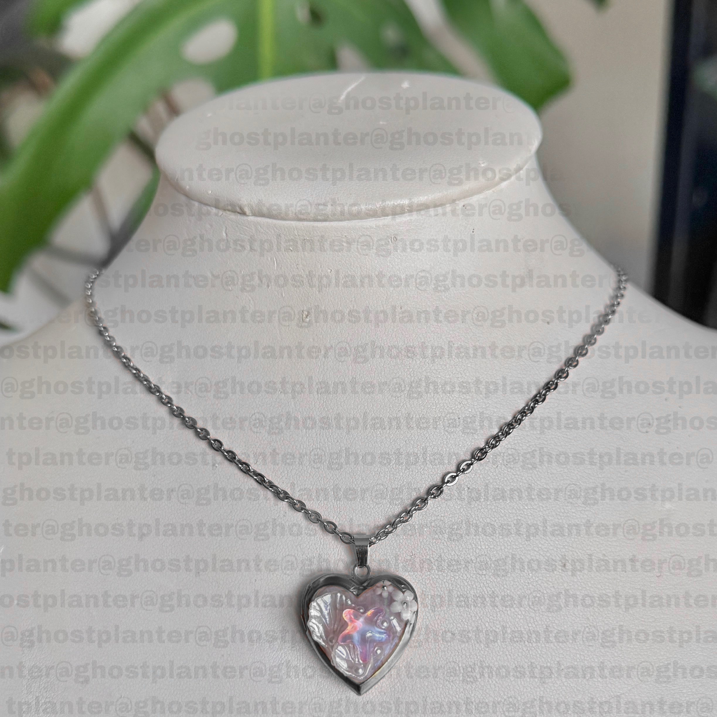 Golden or Silver Stainless Steel Pinterest  Locket Necklaces