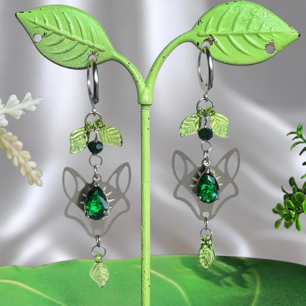 Silver Stainless Steel Gina Earrings