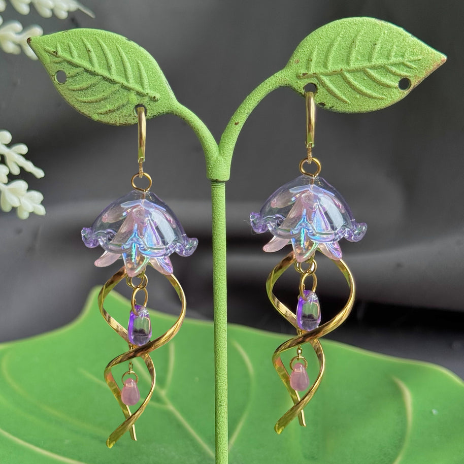 Customizable Steel Jellyfish Earrings Designs 1-6